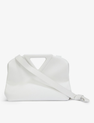 Point medium leather shoulder bag(9114341)