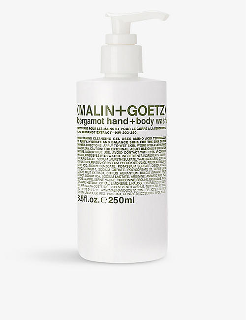 MALIN + GOETZ: Bergamot hand and body wash 250ml
