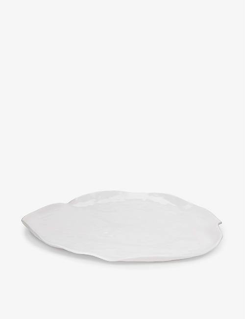 SERAX: Perfect Imperfections Ebb and Flow bone china large plate 34cm