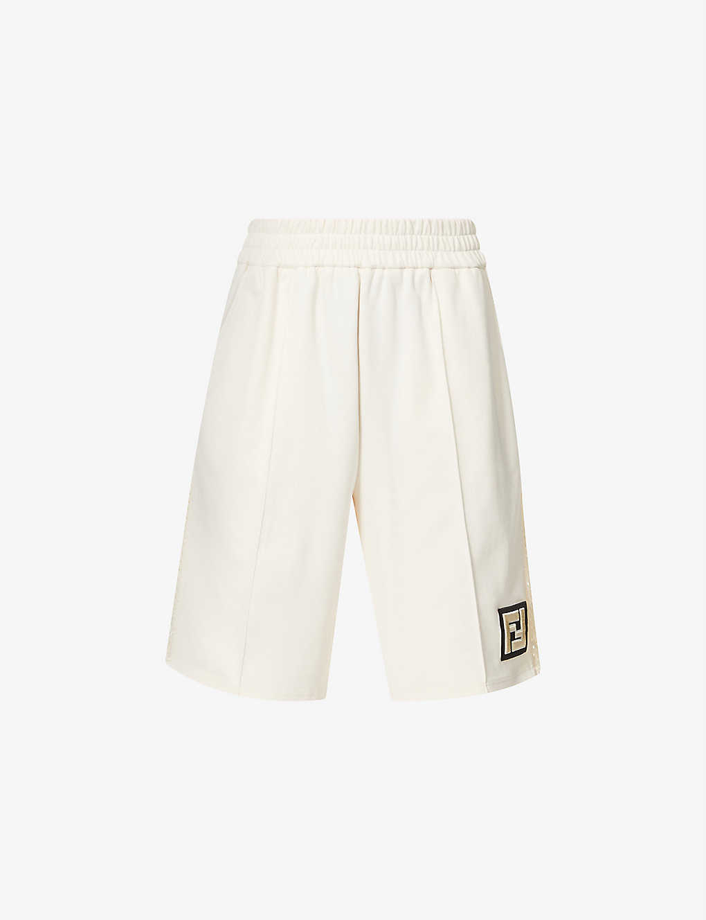 Brand-patch relaxed-fit stretch-woven shorts(9201330)