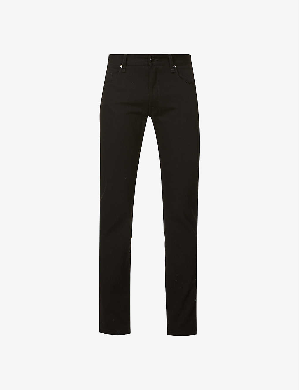 Brand-pattern slim jeans(9188224)