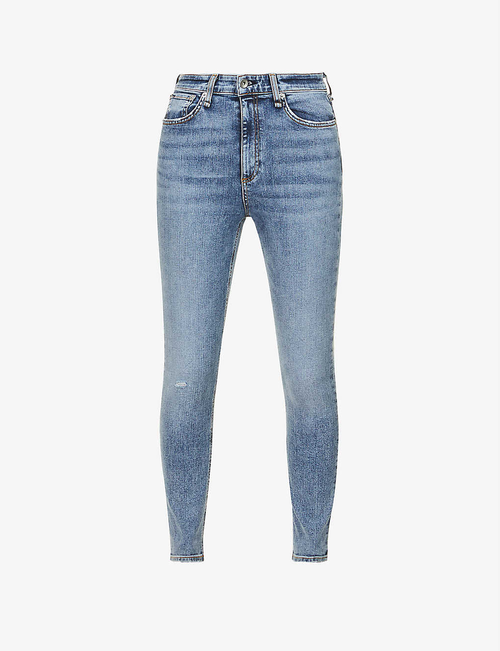 Nina high-rise slim-fit stretch-denim jeans(9261199)