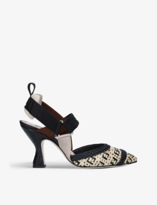 Colibrì slingback leather heeled sandals(9213117)