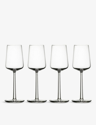 IITTALA: Essence white wine glasses set of four