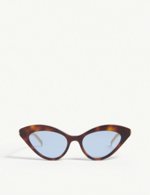 GG0978S metal and acetate cat-eye sunglasses(9154443)