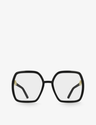 GG0890O rectangular-frame acetate glasses(9130250)