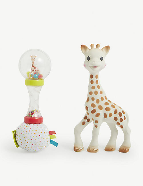SOPHIE THE GIRAFFE: The Maracas teether and shaker toy set