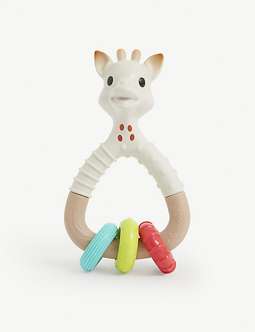SOPHIE THE GIRAFFE: So Pure Natur'rings natural rubber rattle toy