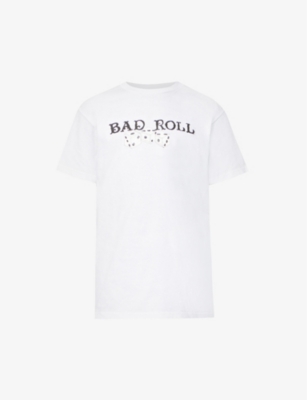 BADDEST SKATE SHOP: Rolling Dice graphic-print cotton-jersey T-shirt