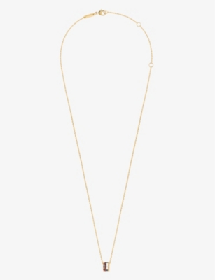 BOUCHERON: Quatre Classique 18ct yellow-, white- and rose-gold and 0.003ct brilliant-cut diamond chain necklace