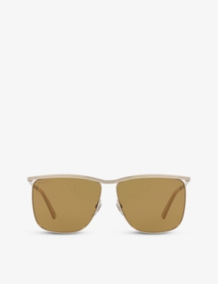 GG0821S square-frame metal sunglasses(9217628)