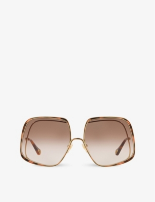 CH0035S square-framed metal sunglasses(9159907)