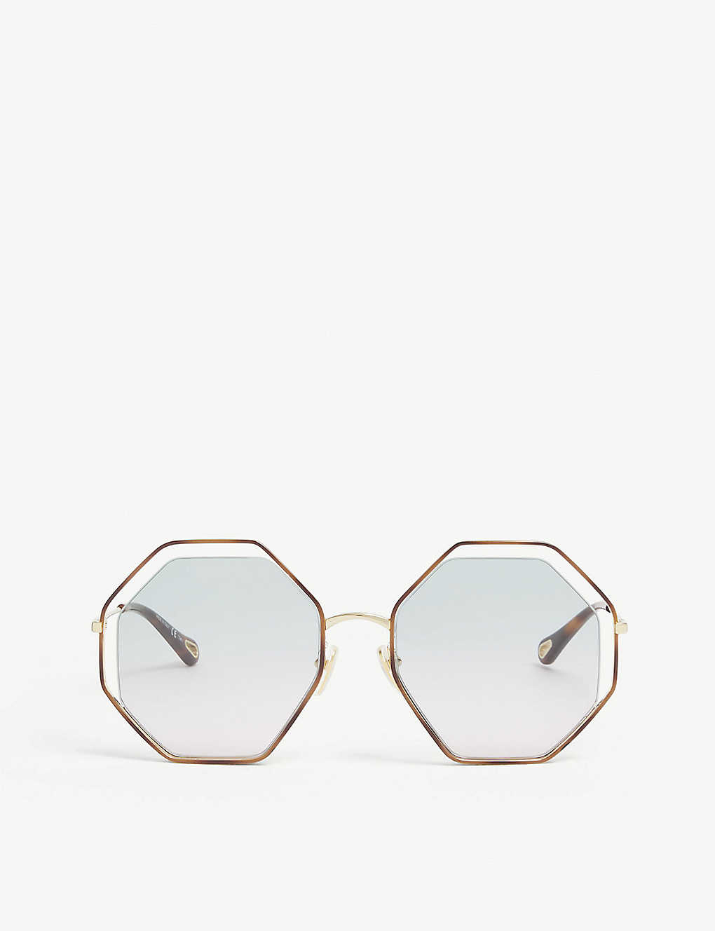 CH0046S hexagonal-frame metal sunglasses(9182668)