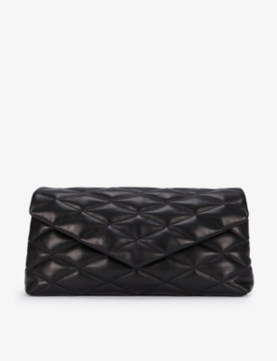 Monogram quilted leather clutch bag(9258239)