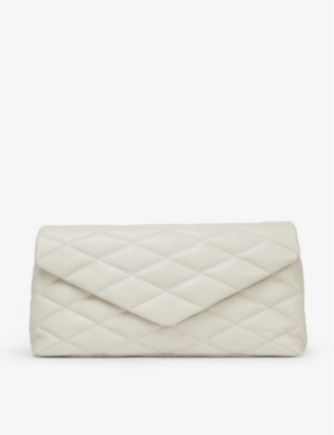 Sade Puffer quilted leather clutch bag(9302004)