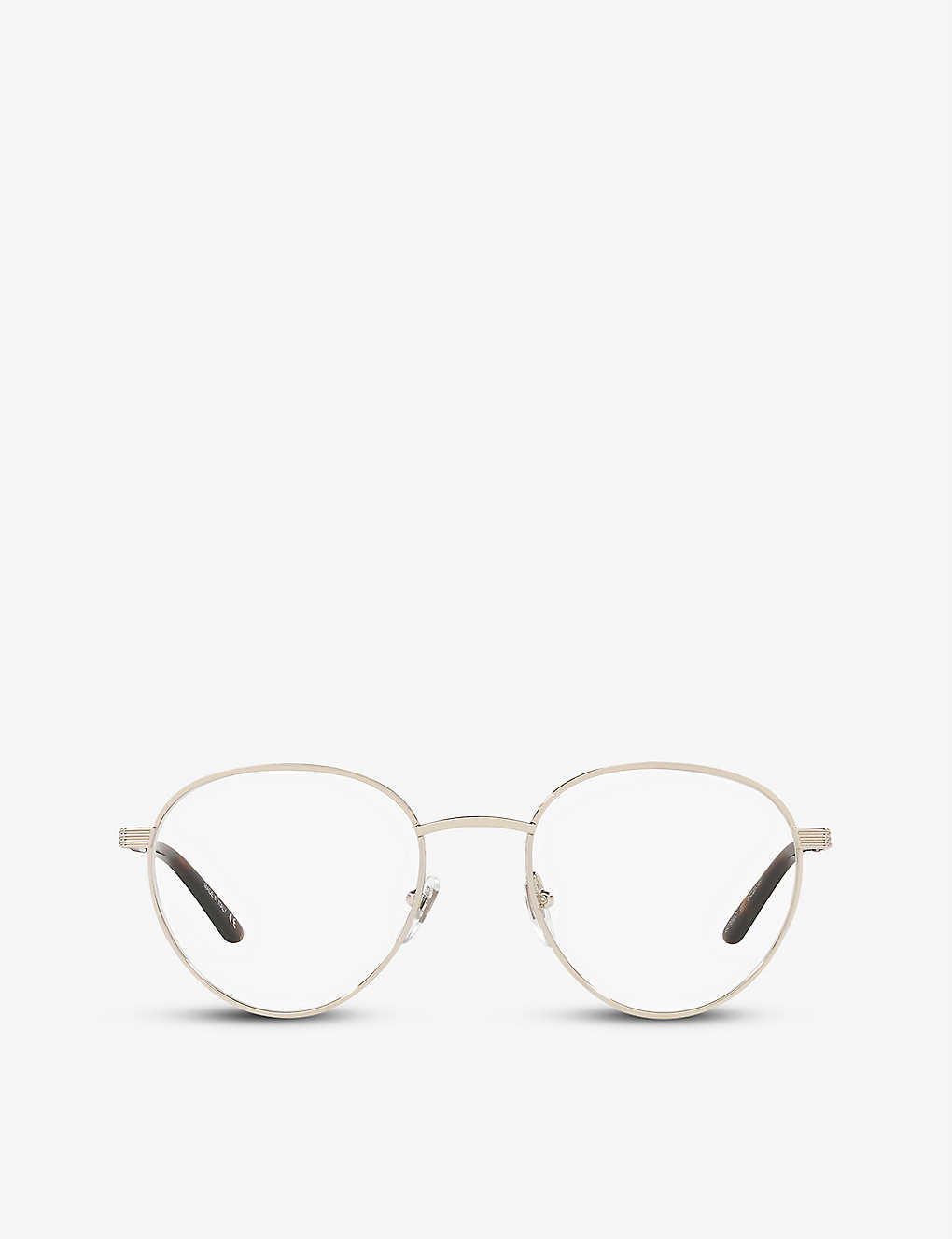 GG0942O round-frame silver-tone optical glasses(9217632)