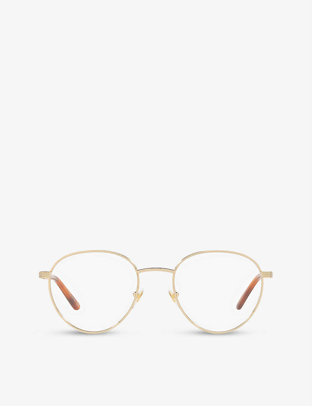 GG0942O round-frame gold-tone optical glasses(9217638)