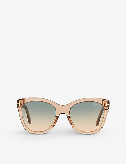 TOM FORD: FT0870 Wallace cat-eye acetate sunglasses