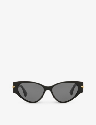 BOTTEGA VENETA: BV1002S cat-eye acetate sunglasses
