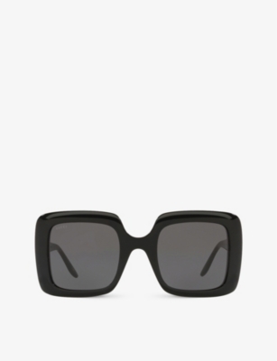 GG0896S square-frame glass and acetate sunglasses(9214581)