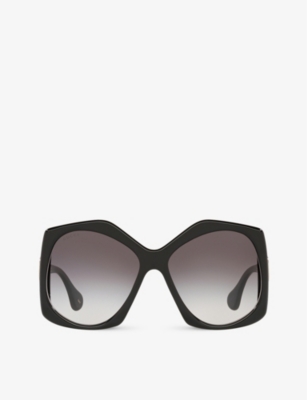 GG0875S butterfly-frame acetate sunglasses(9214575)