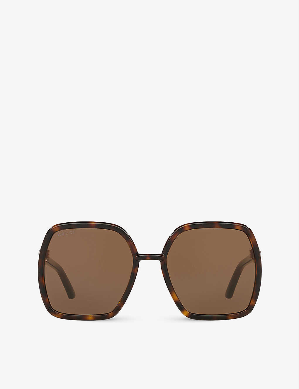 GG0890S horsebit-embellished square-frame acetate sunglasses(9221445)