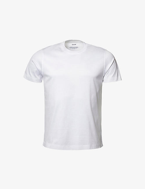 ETON: Slim-fit cotton-jersey T-shirt