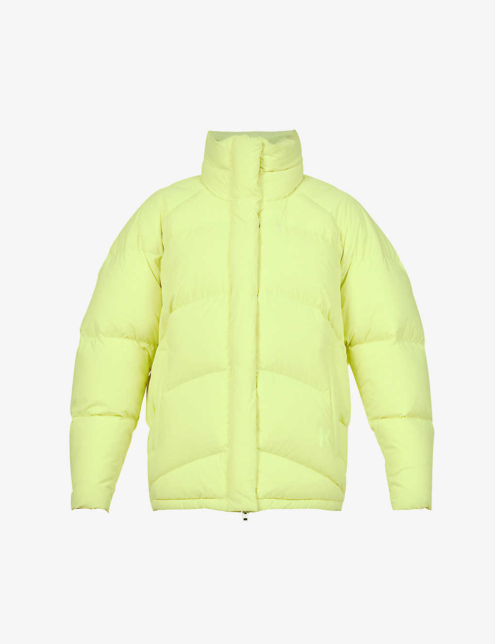 High-neck shell-down puffer jacket(9440058)