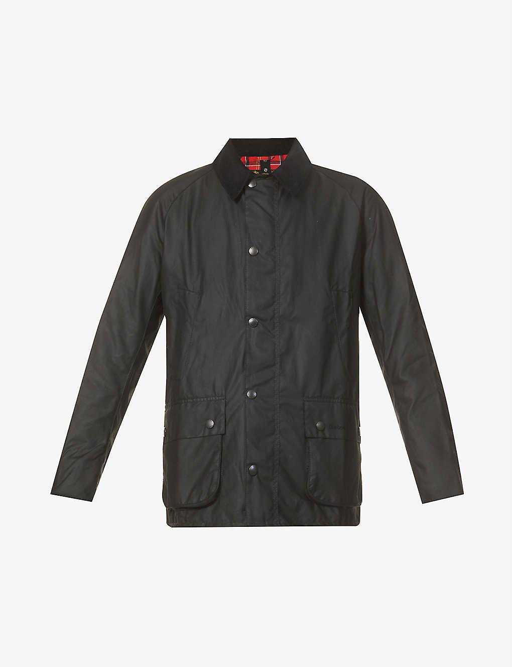 Ashby corduroy-trimmed waxed cotton jacket(9188625)