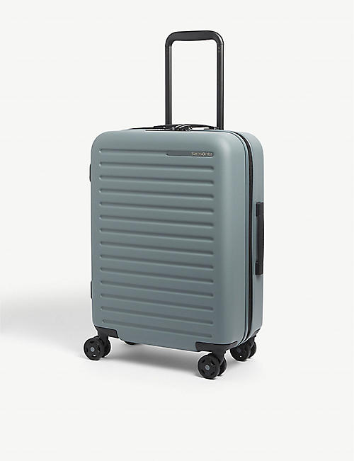 SAMSONITE: StackD spinner hard case 4 wheel expandable cabin suitcase 55cm