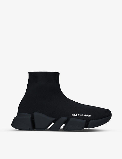 BALENCIAGA: Women's Speed 2.0 stretch-knit mid-top trainers