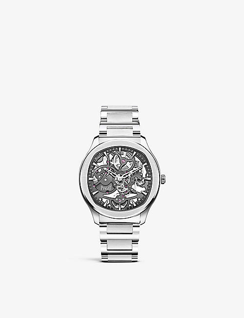 PIAGET: G0A45001 Piaget Polo Skeleton stainless-steel automatic watch