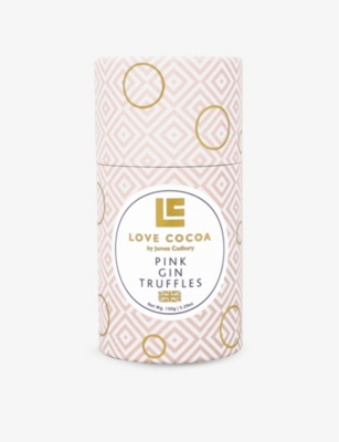 LOVE COCOA: Pink Gin Luxury chocolate truffles 150g