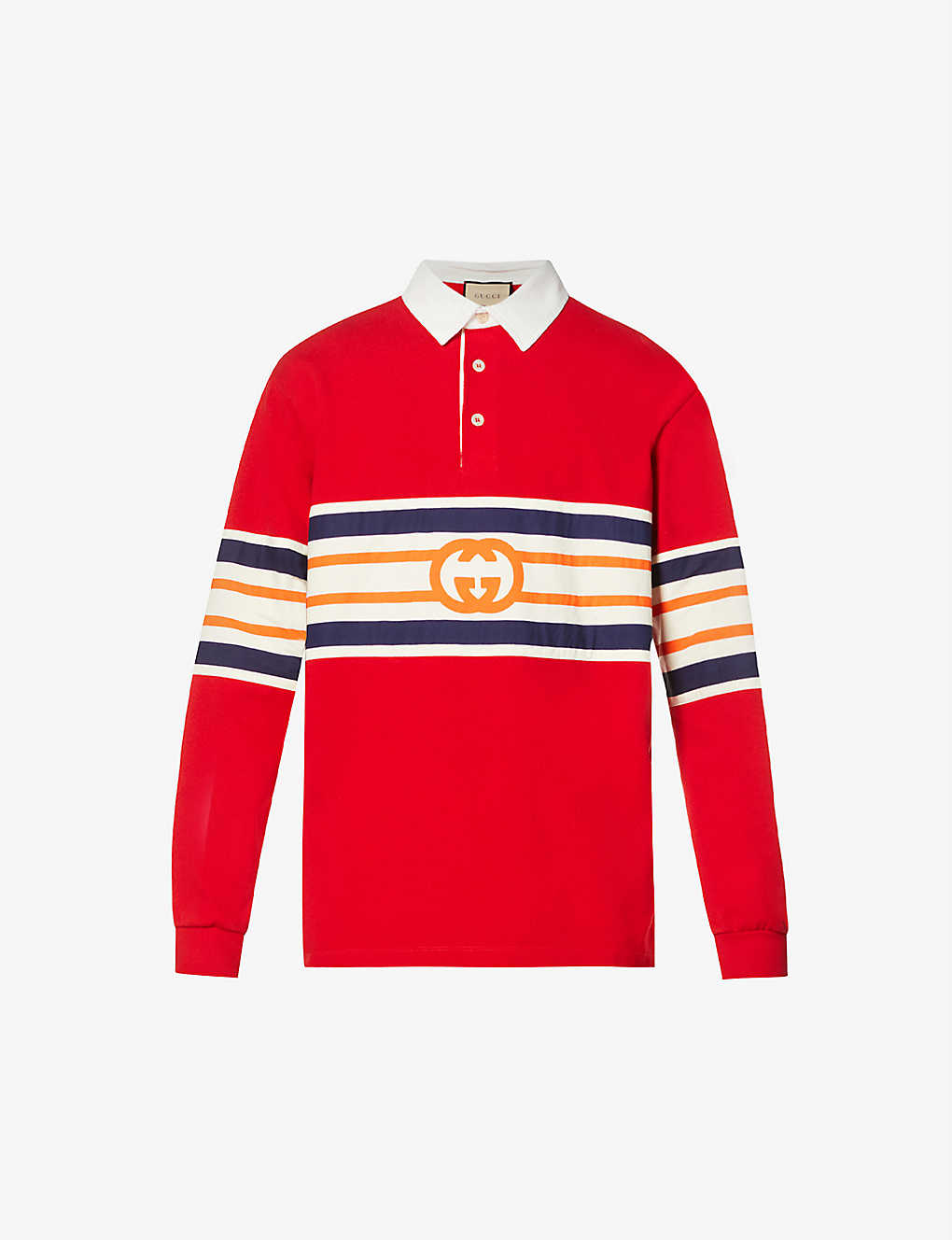 Relaxed-fit cotton-jersey polo shirt(9248191)