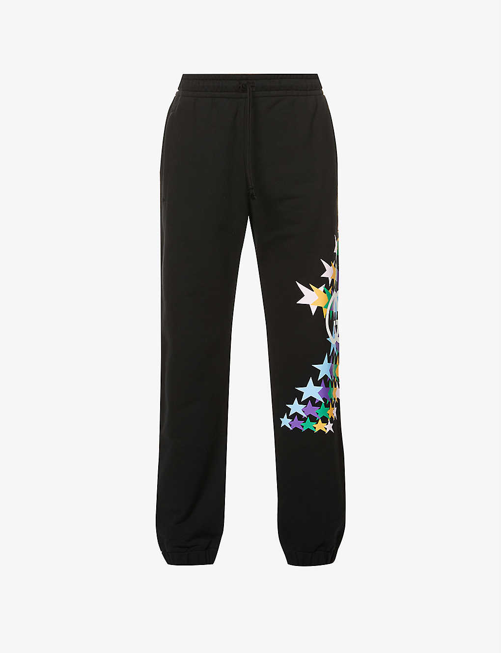 Diagonal Stars relaxed-fit cotton-jersey jogging bottoms(9261521)