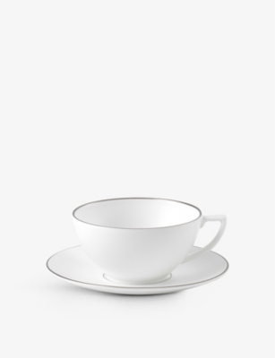 WEDGWOOD: Jasper Conran fine china teacup and saucer 253ml