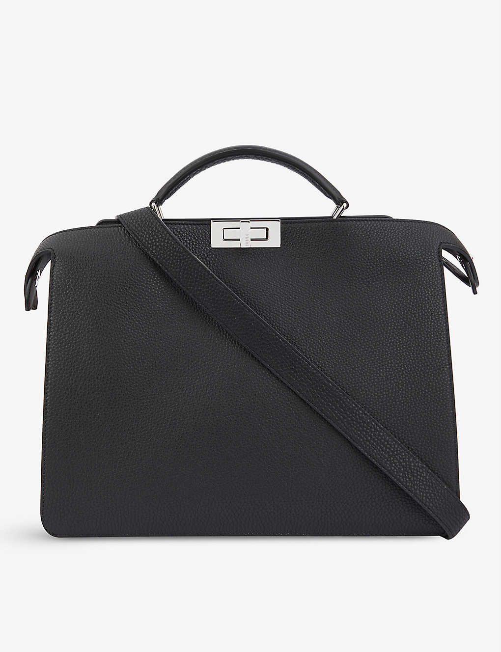 Peekaboo ISeeU medium leather top-handle briefcase(9232378)