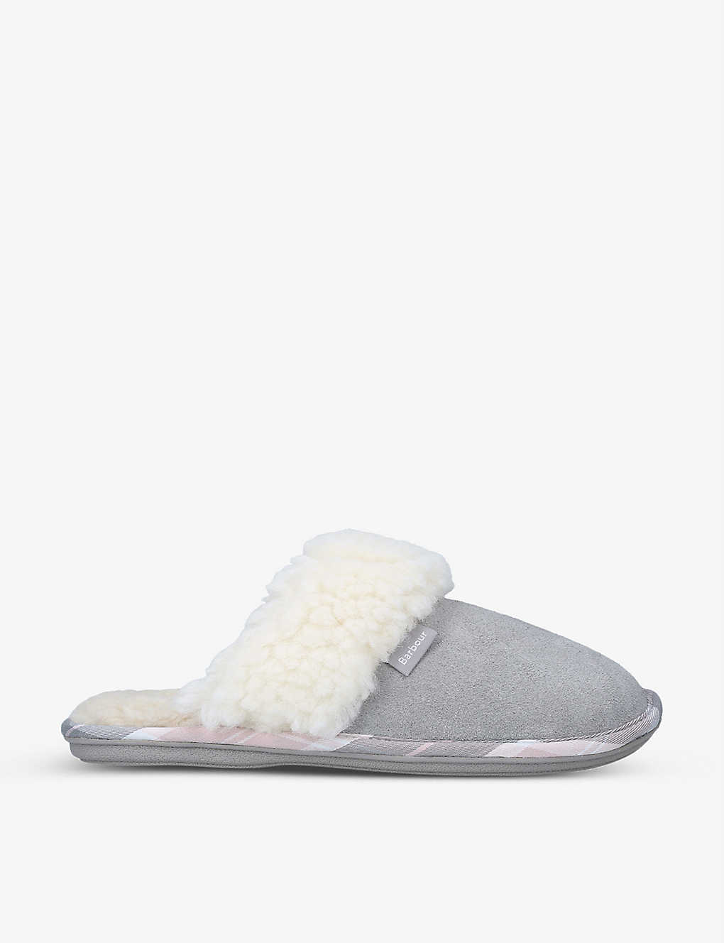 Lydia shearling-lined suede slippers(9445940)