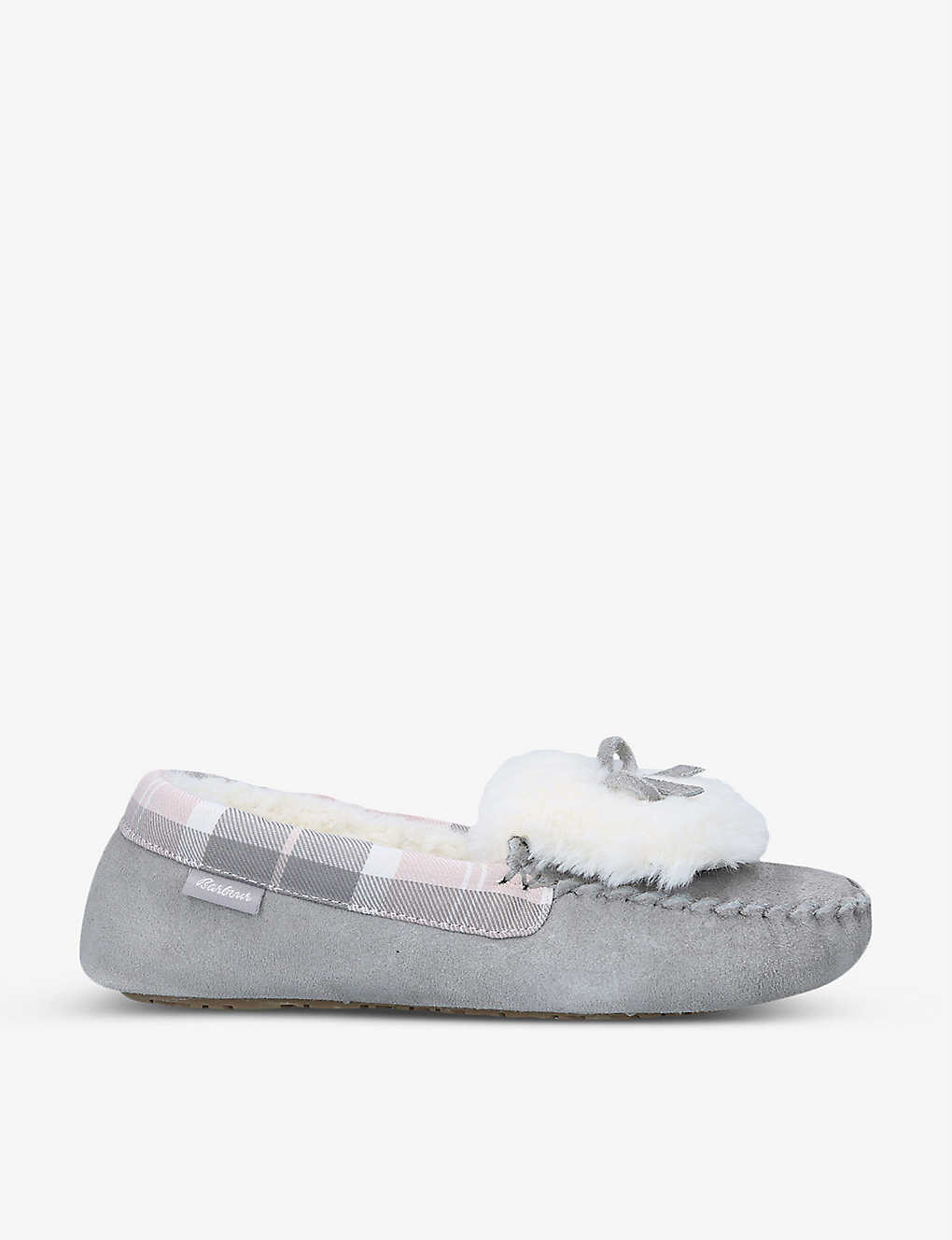 Darcie bow-embellished suede slippers(9445958)
