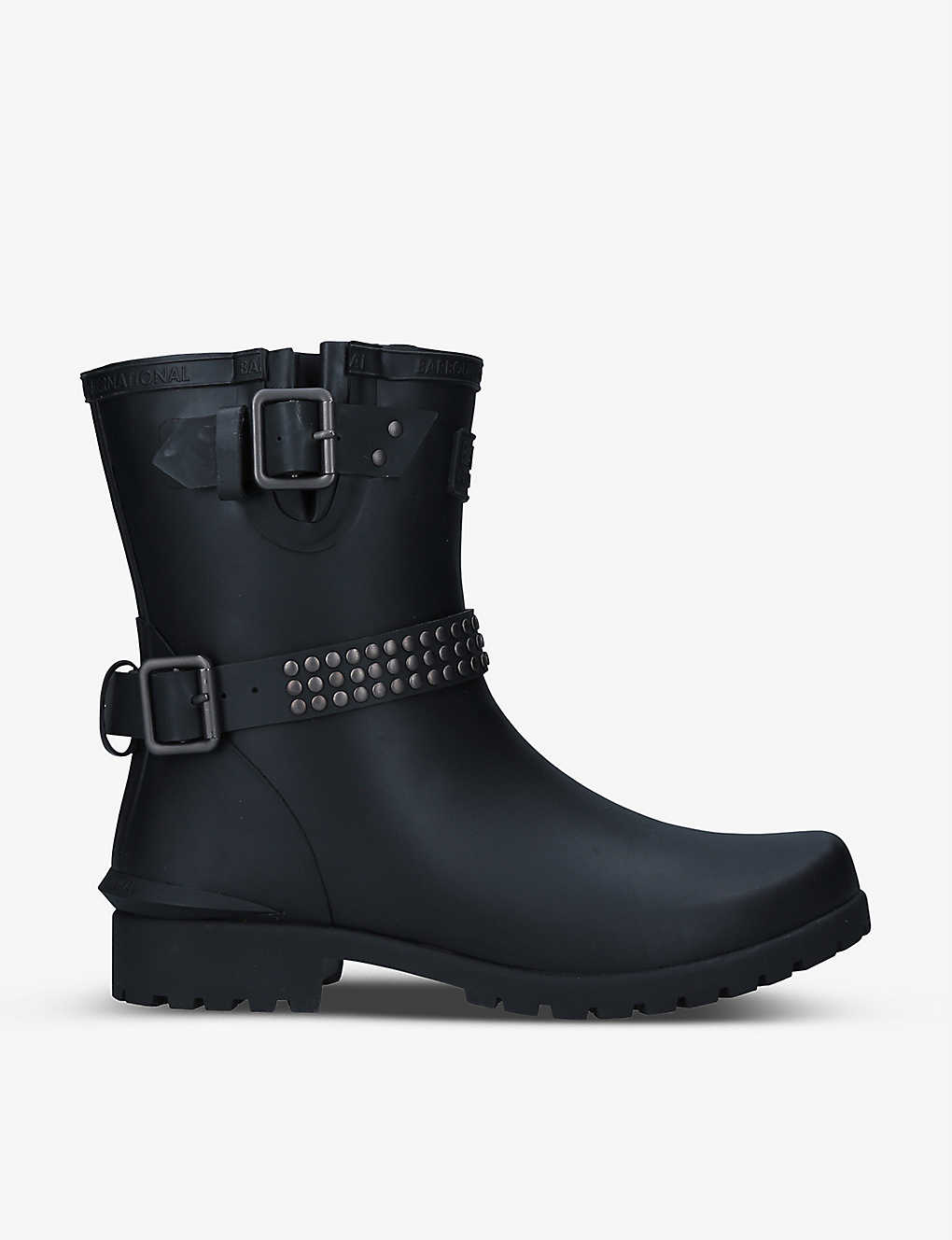Leona branded rubber Wellington boots(9455388)