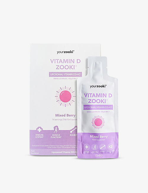 YOURZOOKI: Lipsomal Vitamin D Zooki food supplement pack of 14