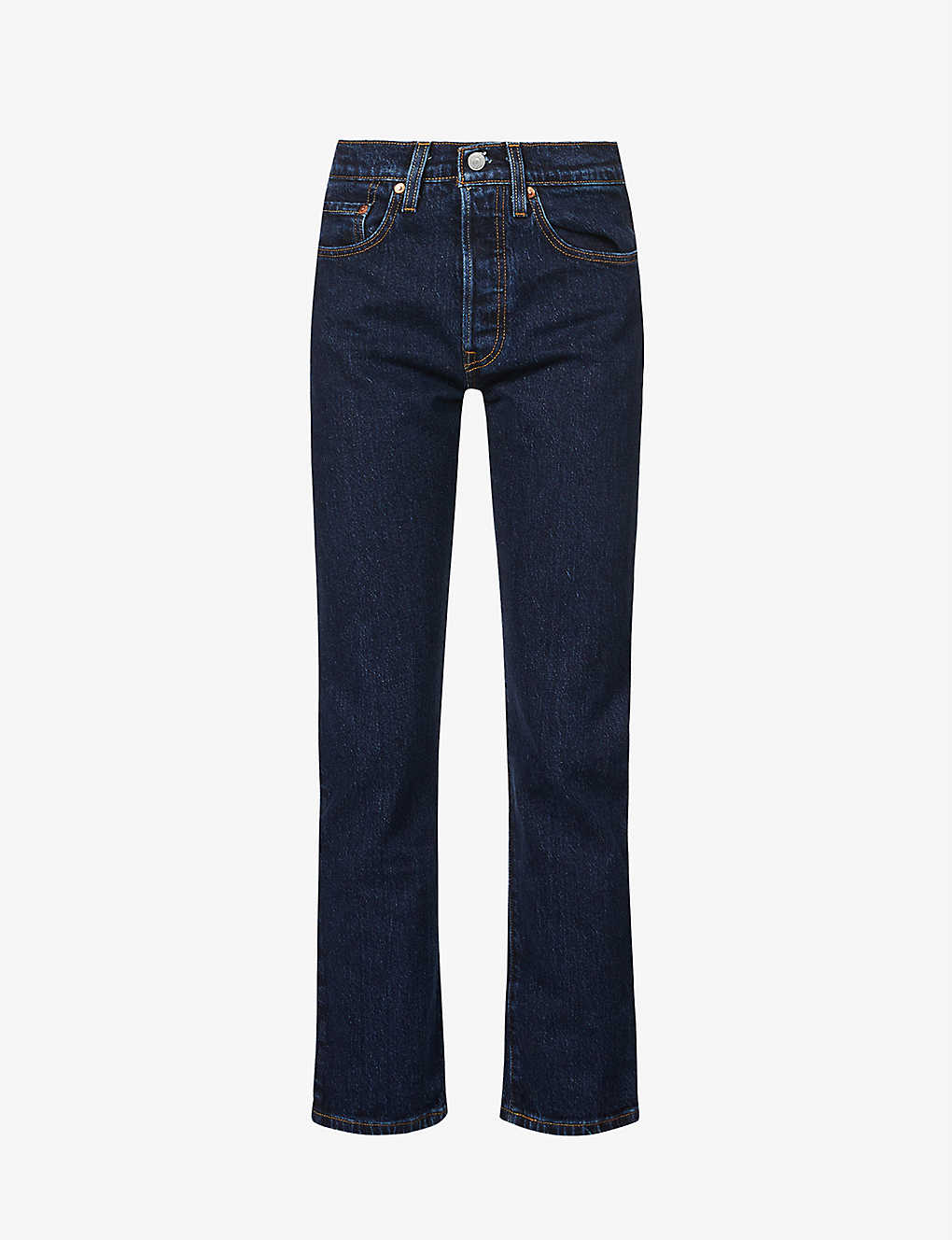501 straight-leg high-rise stretch-denim jeans(9235334)
