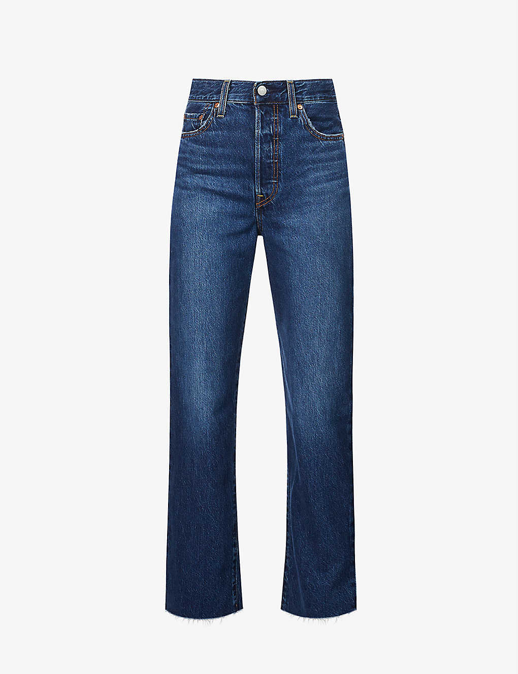 Ribcage straight-leg high-rise jeans(9235269)