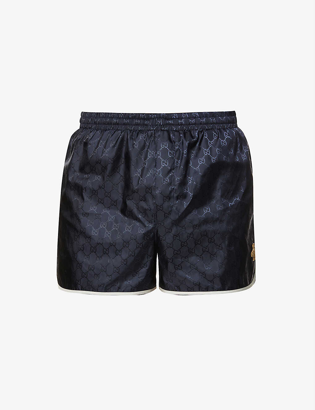 Monogram-pattern relaxed-fit swim shorts(9248365)