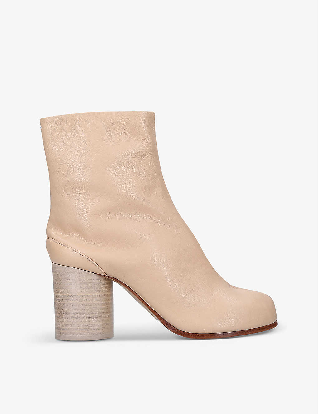 Tabi leather split-toe ankle boots(9202938)