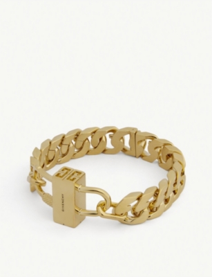 G-Chain gold-toned brass chain bracelet(9247942)