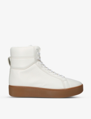 Quilt leather high-top trainers(9372267)
