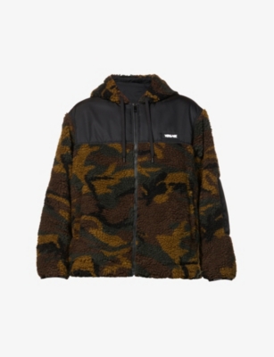 Camouflage-print fleece jacket(9302268)