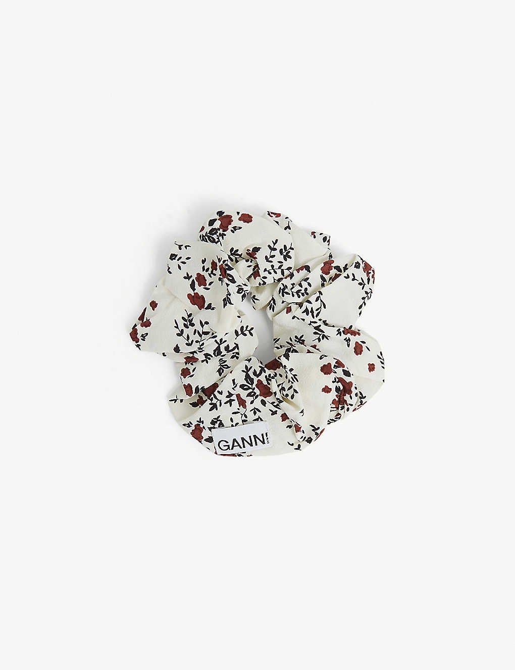 Floral-print woven scrunchie(9258549)