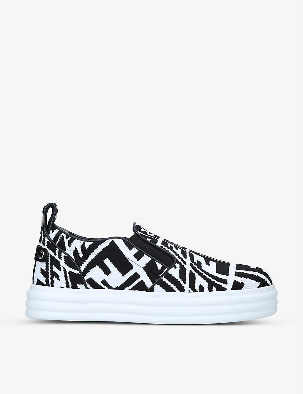 Rise brand-pattern stretch-woven low-top skate shoes(9283456)